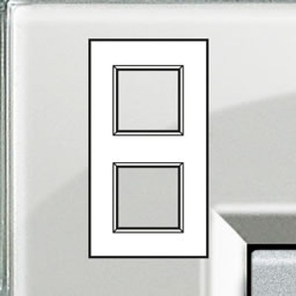 LL - COVER PLATE 2X2P 71MM COLD GREY image 1