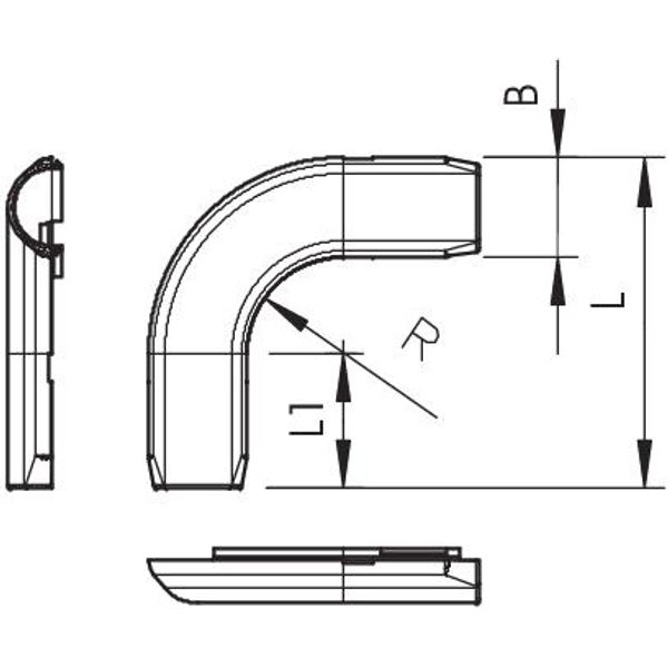 2953 B M25 LGR 90° Quick pipe bend  M25 image 2