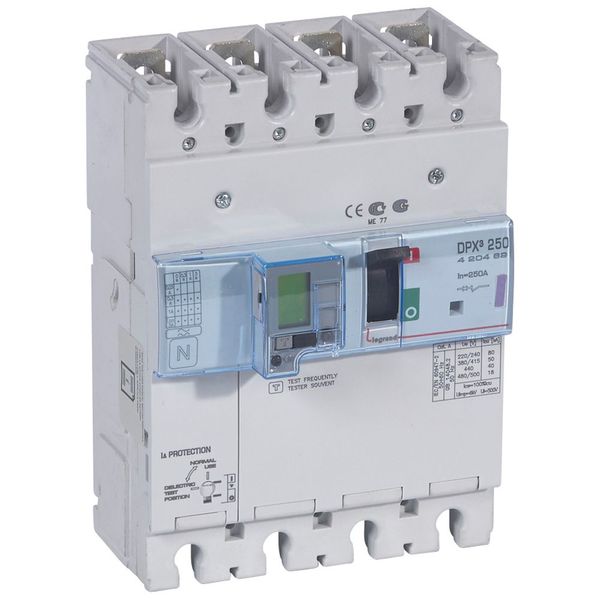 MCCB electronic + energy metering + e.l.c.bs - DPX³ 250 - Icu 50 kA - 4P - 250 A image 2