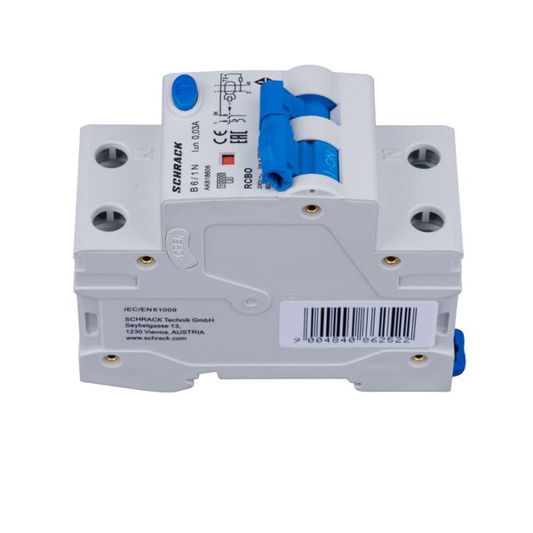 Combined MCB/RCD (RCBO) 1+N, AMPARO 10kA, B 6A, 30mA, Typ A image 2