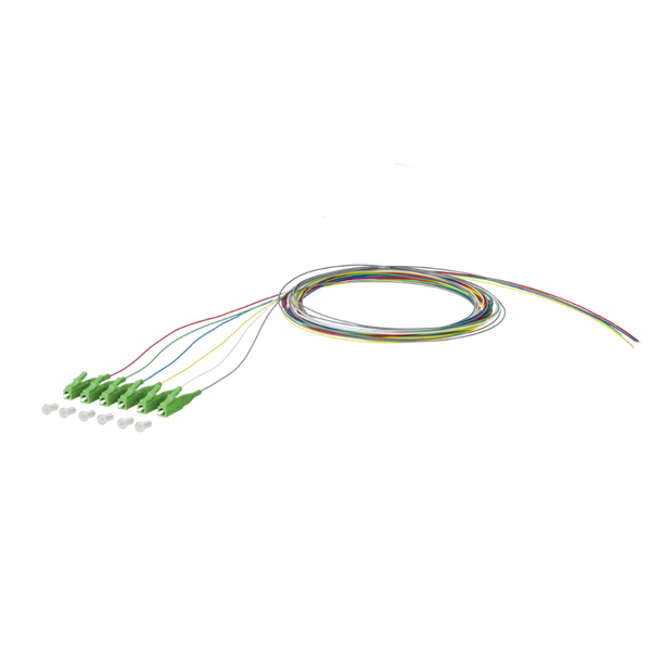 OpDAT pigtail LC APC, OS2, 6 colors image 3