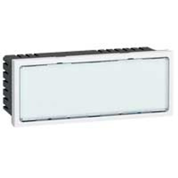 Illuminated signs Mosaic - 230 V~ - white LEDs - 5 modules - white image 1