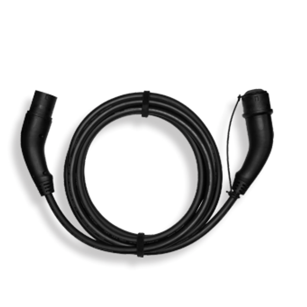 Charging cable type 2/type 2 3ph 32A 10m image 1