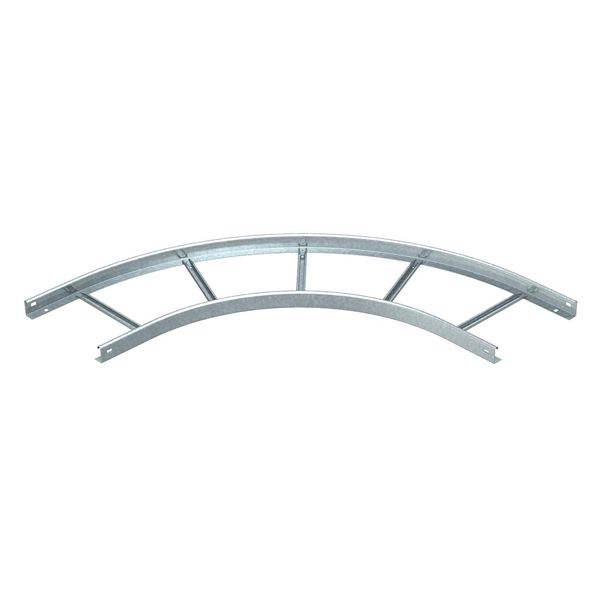 LBI 90 430 NS FS 6203035 90° bend for cable ladder with NS rungs, 45x300, Strip-galvanised, D.. image 1