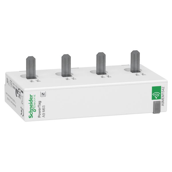 energy sensor, PowerTag Monoconnect 63A 3P+N bottom position image 4