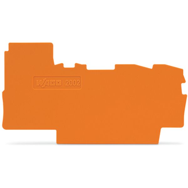 End and intermediate plate 0.8 mm thick orange image 4