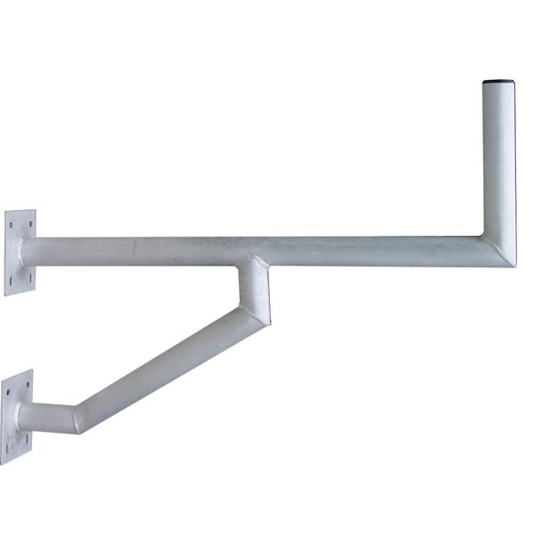 SAT Wall Mount,Walldist.=570mm,H=250mm,2x150x150,DM=50mm,Alu image 2