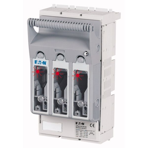 NH fuse-switch 3p flange connection M8 max. 95 mm², busbar 60 mm, light fuse monitoring, NH000 & NH00 image 5