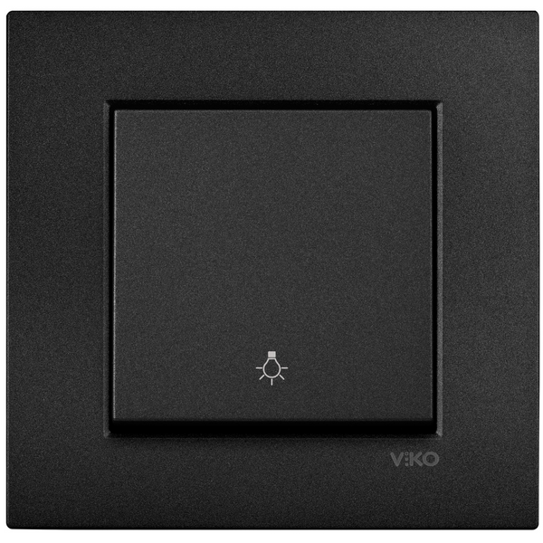 Novella-Trenda Black (Quick Connection) Light Switch image 1