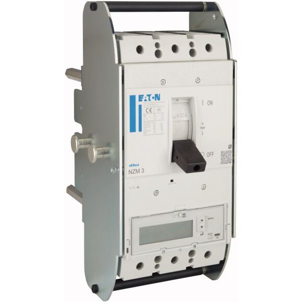 NZM3 PXR25 circuit breaker - integrated energy measurement class 1, 630A, 3p, withdrawable unit image 4