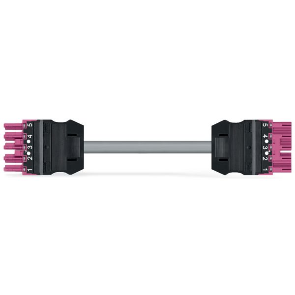 pre-assembled interconnecting cable Cca Socket/plug pink image 2