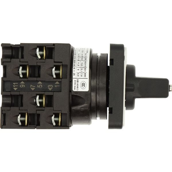 Changeoverswitches, T0, 20 A, flush mounting, 3 contact unit(s), Contacts: 6, 60 °, maintained, With 0 (Off) position, 1-0-2, Design number 8212 image 2