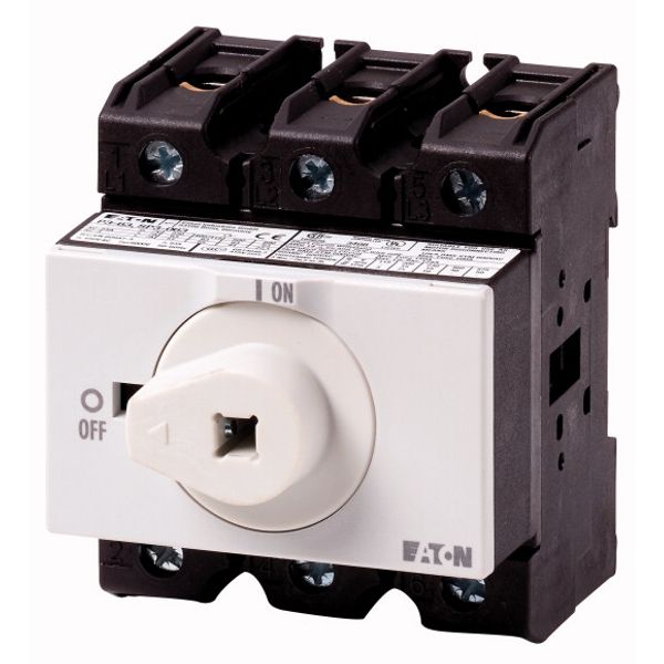 Main switch, P3, 63 A, rear mounting, 3 pole image 1