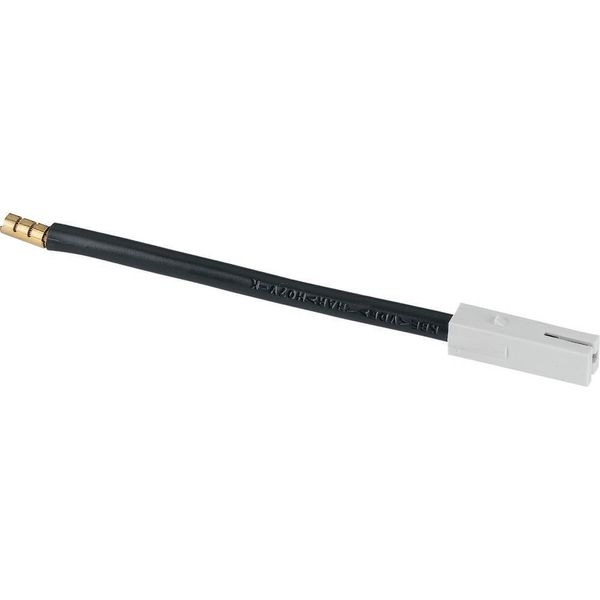 Plug with cable 10mm², L=120mm, black image 4