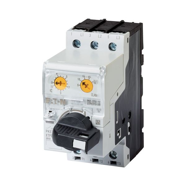 Motor-protective circuit-breaker, Complete device with AK lockable rotary handle, Electronic, 3 - 12 A, With overload release image 4