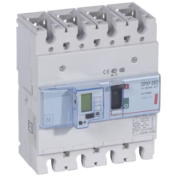 MCCB electronic + energy metering - DPX³ 250 - Icu 36 kA - 400 V~ - 4P - 160 A image 2