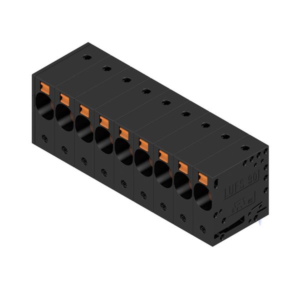 PCB terminal, 10.00 mm, Number of poles: 9, Conductor outlet direction image 2