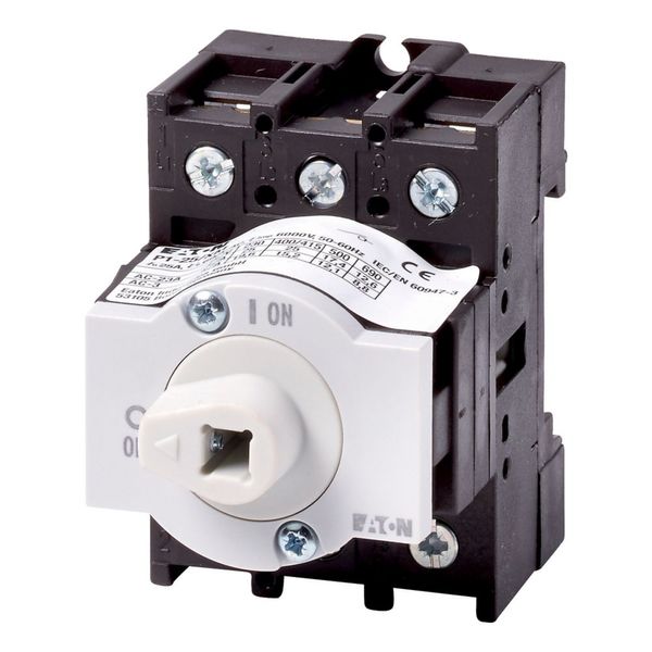 Main switch, P1, 25 A, rear mounting, 3 pole image 4