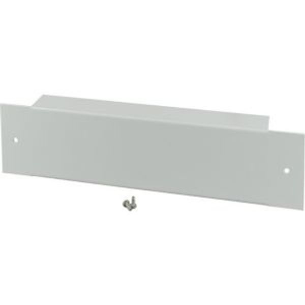 Plinth, front plate for HxW 100 x 425mm, grey image 2