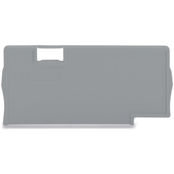 Seperator plate 2 mm thick oversized gray image 1