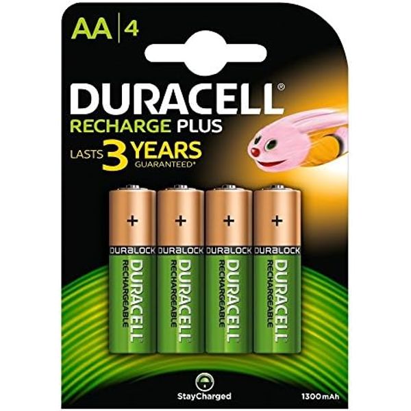 DURACELL Rechargeable HR6 AA 1300mAh BL4 image 1