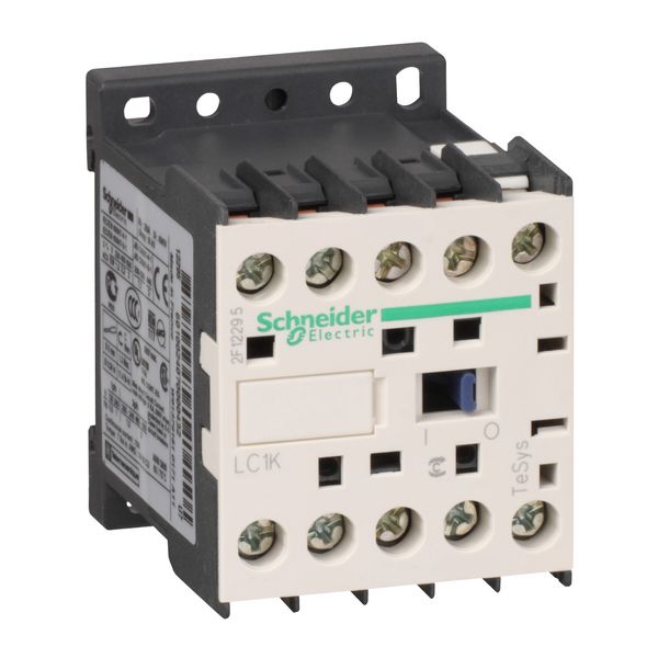 TeSys K contactor, 3P, AC-3 440V 6 A, 1NO aux., 230V AC coil,screw clamp terminals image 1