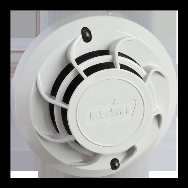 Heat detector, Esmi 52051RE, without isolator, 58°C temperature, rate of rise, white image 3