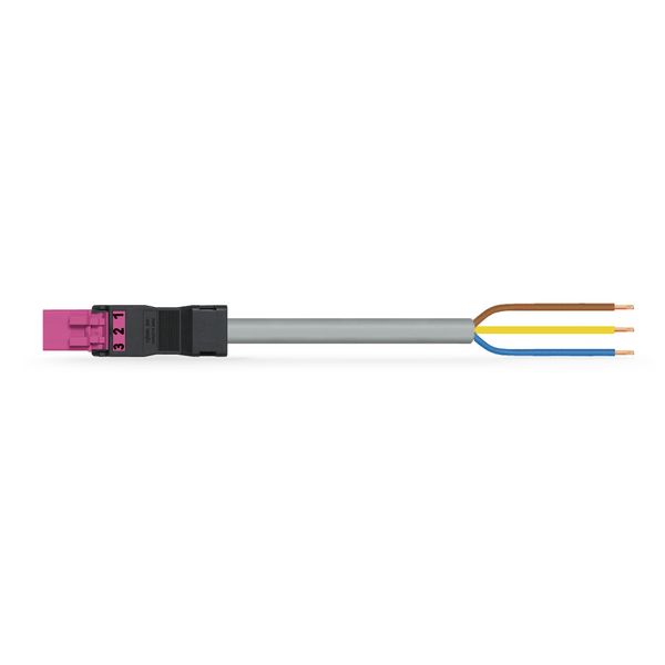 pre-assembled connecting cable Eca Plug/open-ended pink image 1