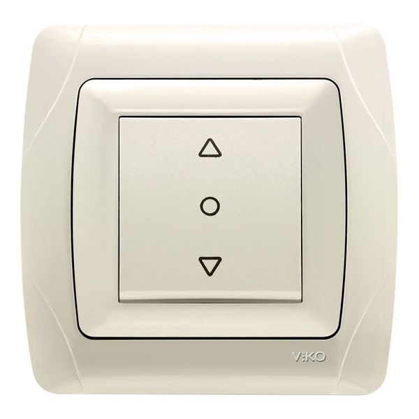 Carmen Beige One Button Blind Control Switch image 1