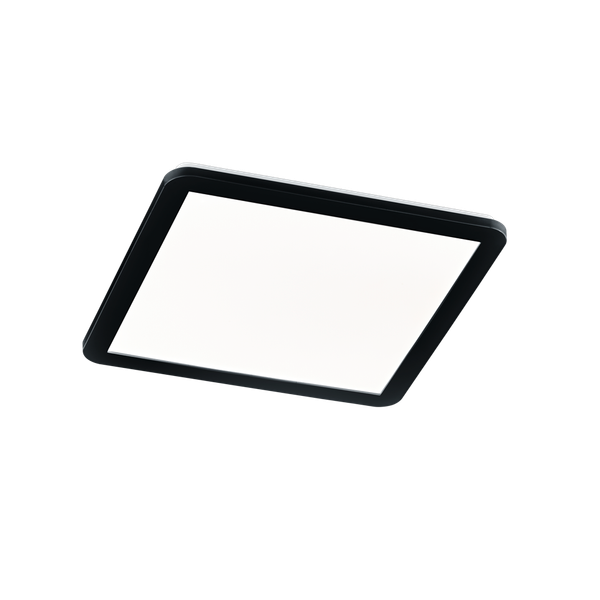 Camillus LED ceiling lamp 40x40 cm matt black image 1