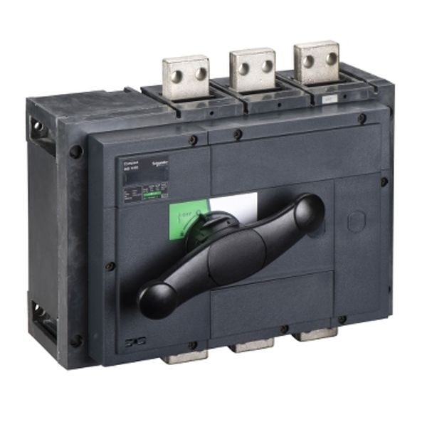 switch disconnector, Compact INS1250 , 1250 A, standard version with black rotary handle, 3 poles image 2