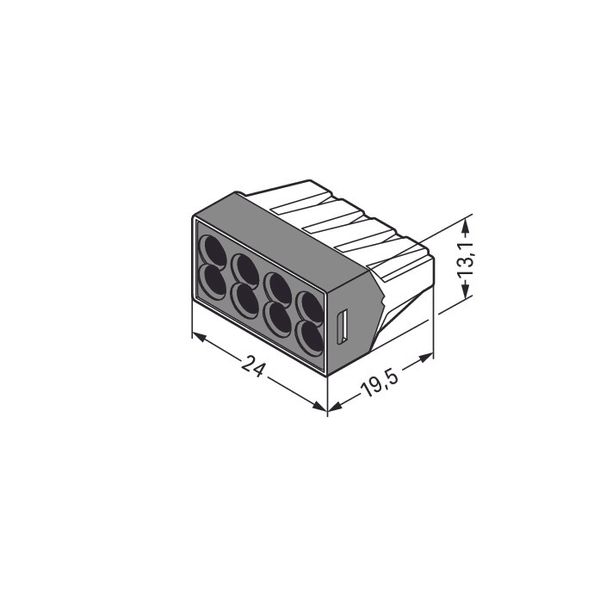 PUSH WIRE® connector for junction boxes;for solid and stranded conduct image 4