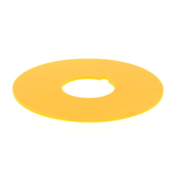 Yellow E-stop name plate image 2