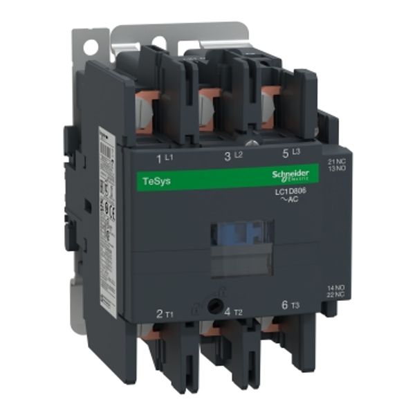 TeSys Deca contactor, 3P(3NO), AC-3/AC-3e, 440V, 80 A, 230V AC 50/60 Hz coil,screw clamp terminals image 2