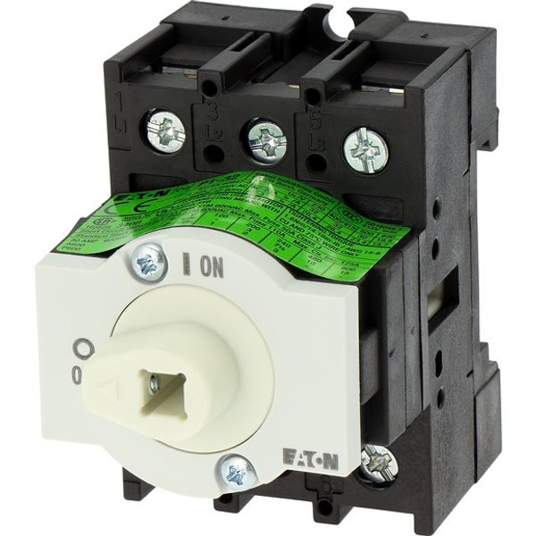 Main switch, P1, 32 A, rear mounting, 3 pole image 4