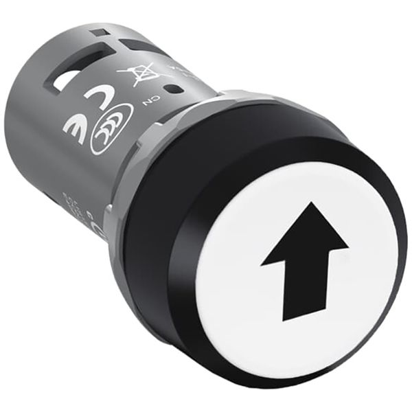 Compact Pushbutton White image 1