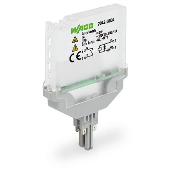 Relay module Nominal input voltage: 24 VDC 1 make contact image 3