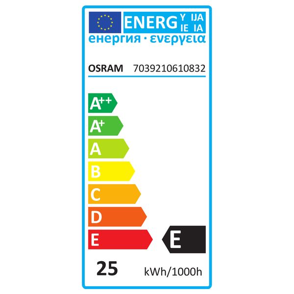 SPECIAL T 25 W 230 V E14 image 5