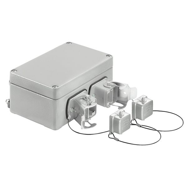 Metal housing, Industrial Ethernet, Variant 5 to IEC 61076-3-106, 136  image 1