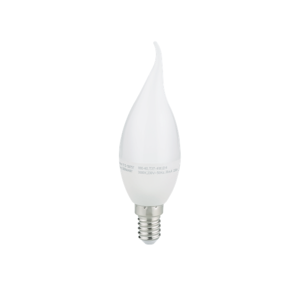 Bulb LED E14 candle with a tip 4W 320lm 3000K image 1