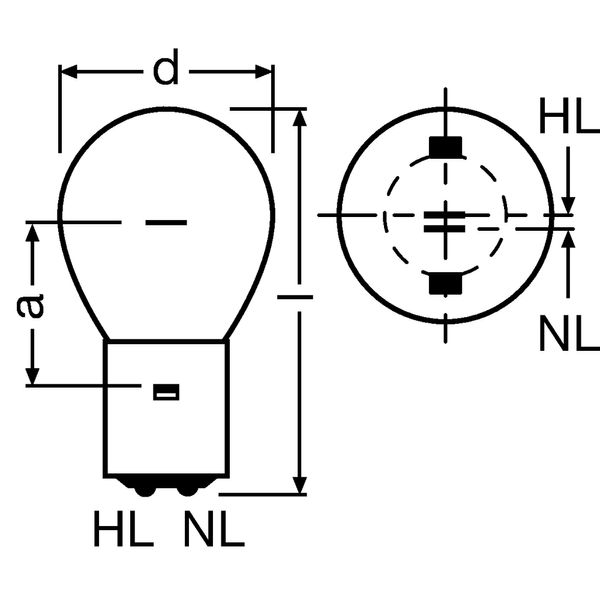 Low-voltage over-pressure dual-coil lamps, railway 1820 image 2