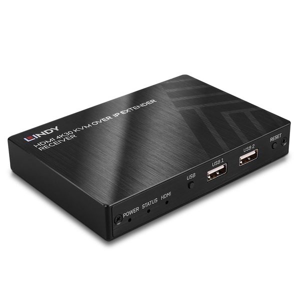 KVM over IP Extender, Receiver Extend HDMI® 4K30, USB HID and IR Over an IP Network image 1