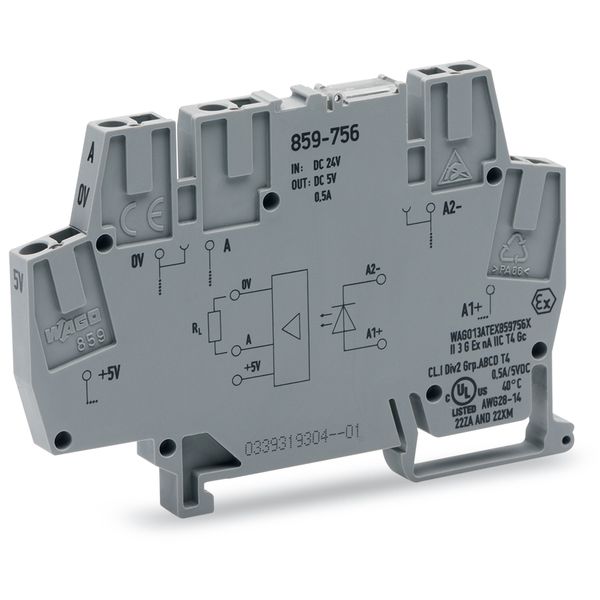 859-756 Optocoupler module; Nominal input voltage: 24 VDC; Output voltage range: 4 … 6 VDC image 4