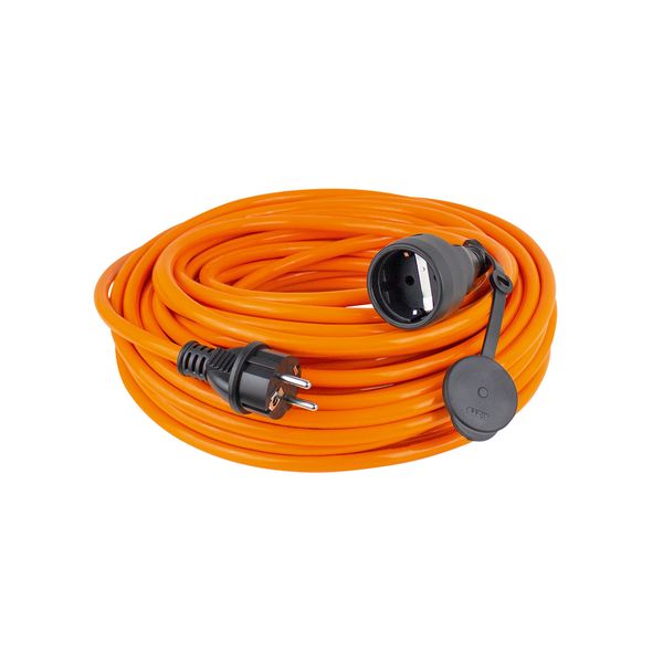 Construction site polyurethane cable extension 50m H07BQ-F 3G2,5 orange image 1