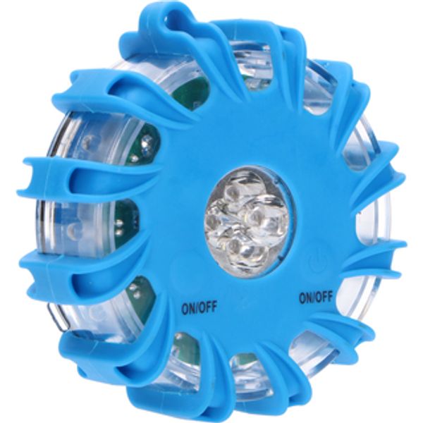 Safety Light - 2W IP67 3x AAA - Blue image 1