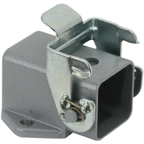 A3 Bulkhead mounted h., angled, IP65 Single locking lever m. image 1