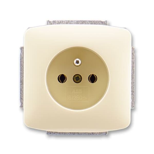 5518A-A2349 C Single socket outlet with pin + cover image 1