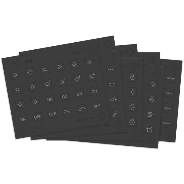 8 Stickers with symbols image 1