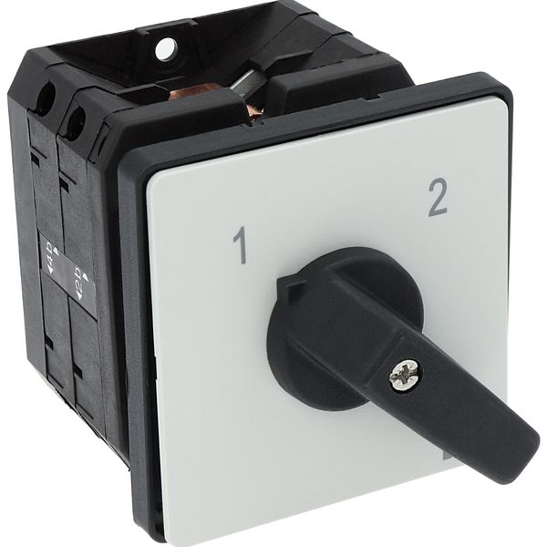 Multi-speed switches, T5B, 63 A, flush mounting, 2 contact unit(s), Contacts: 4, 90 °, maintained, Without 0 (Off) position, 1-2, Design number 39 image 19