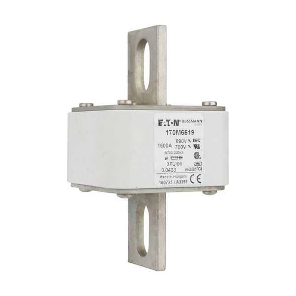 Fuse-link, high speed, 1600 A, AC 690 V, size 3, 76 x 92 x 135 mm, aR, IEC, UL image 11